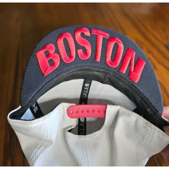 MLB BOSTON Underbrim Men Snapback 950 New Era Hat Adjustable Dad Father Redsox - Picture 3 of 6